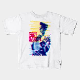 Chet Baker tour graphic Kids T-Shirt